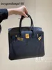 Ostrich Handbags Bags Full Handmade Leather 30cm Female Hand Black Large capacity