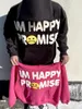 Sweats à capuche pour hommes Im Happy Promise Foam Logo CPFM.XYZ Imprimer Sweat à capuche Hommes Femmes Oversize Hiver Polaire Pull Graphique Anime Vêtements Y2k