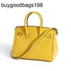 Ostrich Handbags New Designer 2024 BAGS HONGKONG XI AI KAILIバッグパターンPlatinum大容量肩ol Commuter ZC48