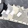 Diseñadores para mujer Tanques Top Chalecos de punto Camisetas para mujer Luxery Nuevo diseñador Carta a rayas Tops sin mangas Chic Sexy Crop Top