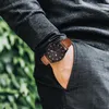 Montres-bracelets Montre numérique pour hommes Ceinture graduée Quartz Minimaliste