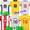 XXXL 4XL 23 24 Sheffield Soccer Jerseys 2023 Home Away Third GK Promotion Sander Berge United John Egan Rhian Brewster Anel Ahmedhodzic Oliver Men Shirts