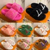 2023 paseo comfort Trendy platform slippers womens slippers designer AAA Womens Fluffy Fuzzy Slipper slippers house fuzzy fur slippers Wool rubber slippers