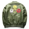 남자 재킷 Dimusi 폭격기 재킷 mens ma-1 비행 재킷 조종사 공군 남성 MA1 MA1 Army Green Military Motorcycle Jacket and Coats 6XL TA039 230928