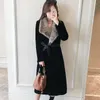 Women's Fur Sheep Shearling Coat Women Real Collar Long Winter Jacket Slim Mink Lamb Korean Fashion