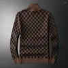 Erkek Sweaters Belvtleneck Erkek Kazak Sonbahar Kış Kış Uzun Kollu Jacquard Bilgisayar Örme Külot Erkek Artı Boyut 5xl
