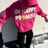 Sweats à capuche pour hommes Im Happy Promise Foam Logo CPFM.XYZ Imprimer Sweat à capuche Hommes Femmes Oversize Hiver Polaire Pull Graphique Anime Vêtements Y2k
