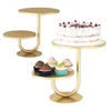 Bakvormen Gereedschappen Taart Cupcake Standaard Stijlvol 2-laags Elegant Dessert Display Met Corrosiebestendig Ontwerp Eenvoudige Installatie