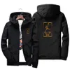 Hooded Spring Autumn Style Man Coat Sleeves Letters Striped Windbreaker Designer Jackets Outwears Tops Coats