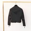 Women's Jackets Autumn 2023 Slim PU Leather Coat Faux Vintage Zipper Jacket Fashion Streetwear Punk Motorcycle Style Lady