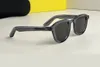 Vintage Sunglasses Crystal Dark Grey Lens Mens Designer Sunglasses Shades UV400 Eyewear with Box