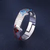 Cluster-Ringe Darling In The Franxx 02 Ring Silber Offen Halloween Cosplay Schmuck Anime Fandom Geschenk3330