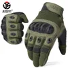 Cinco dedos Guantes Pantalla táctil Táctico Ejército militar Paintball Tiro Caza Airsoft Combate Antideslizante Protección de trabajo Guante de dedo completo 230928