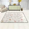 Tapis Aquarelle Motif Floral Paillasson Tapis Tapis Tapis Polyester Antidérapant Décor De Sol Bain Salle De Bain Cuisine Chambre 60x90