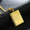 Collar de marca grande DIY Po Box collares para mujeres chica colgante musulmán joyería islámica Gift309l