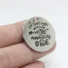 Nieuwkomers 10 stks-- 25mm Hoge kwaliteit spiegel legering I LOVE YOU TO THE BERGEN EN TERUG Charm Hanger voor Sieraden DIY making301v