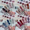 Nagellack 24 färger reflekterande glitter gel nagellack semi-permanent uv led nagellack hybrid glittrande gel för naglar konstdesign 230928