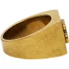 Tasarımcı Man Letter Band Ring Vintage Tiger Lover Rings Çift Kalp Altın Paslanmaz Çelik Takı Kadın Lüks Tasarımcılar Sun Flowe329W