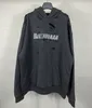 Mäns plus -hoodies tröjor på hösten / vintern 2023Acquard Stick Machine E Custom JnLarged Detail Crew Neck Cotton GH454
