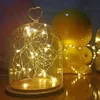 Bandes LED fée lumières fil de cuivre chaîne 20 2M vacances lampe extérieure guirlande Luces pour arbre de noël fête de mariage décoration286r