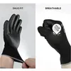 Gants à cinq doigts 24 pcs12 paires de gants de travail de sécurité de protection industrielle en nitrile noir avec nylon et coton tricoté avec paume enduite 230928