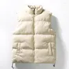 メンズベスト冬のメンズベストジャケット濃い暖かいノースリーブジャケット男性カジュアルチョッキプラスサイズの科学宿泊施設ブランド服