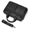 Briefcases Sbirds Fashion Black Leather Briefcase For Men Male Genuine Men's Laptop Bag Handbags Work Totes Korean Style