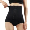 Active Shorts Summer Ice Silk Postpartum Abdominal Girdle Body Pants High Waist Buckle Waistband Sweat Band Trainer Women Smooth Spin