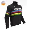 Vestes de cyclisme Veste d'hiver thermique polaire hommes équipe veste de cyclisme à manches longues Jersey costume vtt vélo de route vêtements Ciclismo Hombres 230928