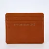 PU Leather Card Card Card Candy Color Bank Card Card Card Box Multi Slim Slim Case Wallet Women Men Cover Cover Cover