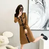 Casual Jurken 2023 Herfst Winter Stijl Kleine Geur O-hals Lange Mouwen Gebreide Jurk Vrouwen Stijlvolle Elegante Trui vestidos