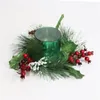 Candle Holders A9LB Eye Catching Christmas Door Wreath Hangers With Glowing Effect Wreaths 11.02in