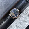 Men Wristwatch Automatic Machinery Watch Fashion Square Blue Dial Steel Stains Strap Strap Watches Sport Clock Montre de Luxe Cart019