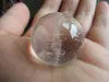 Dekorativa objekt Figurer 04821 34mm Natural Clear Quartz Crystal Sphere Ball Heal 230928
