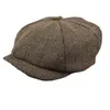 Basker stora ben män plus size basker lady ull åttonal cap western sboy caps pappa vinter platt gry filt Ivy hatt 5558cm 5961cm 230928