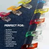 Clip per cucire Clip in plastica multicolore Morsetti per tessuto Clip artigianali per patchwork Clip per abbigliamento Clip per quilting