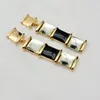 Dangle Earrings Gilded Jewelry Summer Fashion Trend Exquisite Bamboo Shaped Personalized Patchwork Women's Banquet Accessories