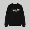 デザイナーセーターAlenciag New Pure Cotton Speckler Letter Pullover Lengeve Sweaterルーズラウンドネック多目的ライトラグジュアリーファッションカップルスウェットシャツ