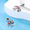 Breloques en argent sterling pour femmes, perles, chaîne à main, collier, pendentif, bijoux