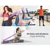 Bandes de résistance 1,5 m de yoga ensemblese élastique pour le gymnase de fitness TPE Gum Sport Exercice d'entraînement STRAP