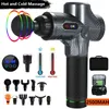 Full Body Massager Upgrade Heat/ Cold Massage Gun Easore X5 Pro Deep Muscle Massager With 11/12 Heads Brushless Motor For Home Gym 230928