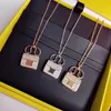 Mode hanger kettingen voor vrouw ketting sieraden tas stenen hangers goede kwaliteit 3 kleuren met geschenkverpakking224A