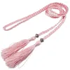 Belts Handmade Braided Tassel Thin Belt Women Woven String Band With Long Waist Chain Elegant Lady Dress Decoration Waistband