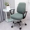 Stol täcker elastisk delad täcke fåtölj säte kontor dator hem textil check avföring slitstopp