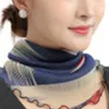 Шарфы, весенний шифоновый шарф с воротником на шею, женский тонкий солнцезащитный крем, маленькая шелковая анти-УФ-маска, многофункциональная