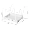 Plancha para almacenaje de cocina, tapa de olla, estante de pala, aparatos prácticos simples, marco Truner, organizador de accesorios multifuncional