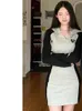 Herenpolo's 2109 # Een klein aantal echte design emotionele liefhebbers in de herfst 2023 Koreaanse versie Vrouwelijke jurk met lange mouwen Een rok I