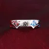 Bagues de cluster Darling In The Franxx 02 Bague Argent Ouvert Halloween Cosplay Bijoux Anime Fandom Gift3330