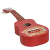 Dzieci 21 cali Yukley Mini Bear Wooden Hawaiian Guitar Początek Począwszy do Soprano Hard Wood Ukulele Strings Yukley Musical Instruments Hot UKELELE