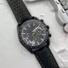 オメグ2023 New Six Three Stitches Luxury Mens Watches Quartz Watch高品質のブランドデザイナークロックレザーベルトメンファッションアクセサリーホリデーギフトモントラックス